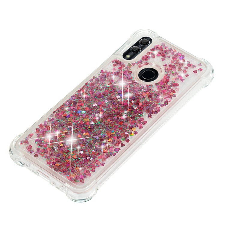 Dynamic Quicksand Shock-absorbing TPU Back Shell for Huawei Honor 10 Lite/P Smart (2019) - Rose Gold-8