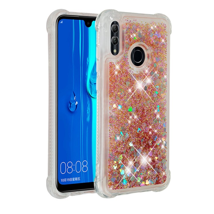 Dynamic Quicksand Shock-absorbing TPU Back Shell for Huawei Honor 10 Lite/P Smart (2019) - Gold-3