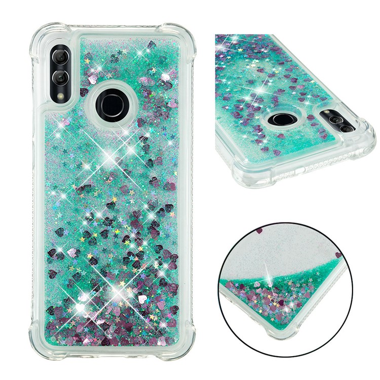 Dynamic Quicksand Shock-absorbing TPU Back Shell for Huawei Honor 10 Lite/P Smart (2019) - Green-2