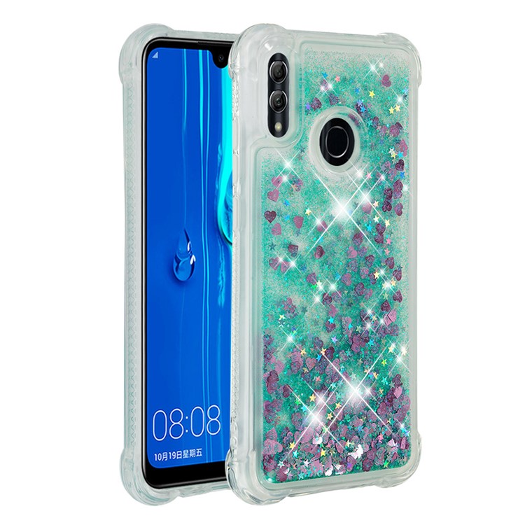 Dynamic Quicksand Shock-absorbing TPU Back Shell for Huawei Honor 10 Lite/P Smart (2019) - Green-3