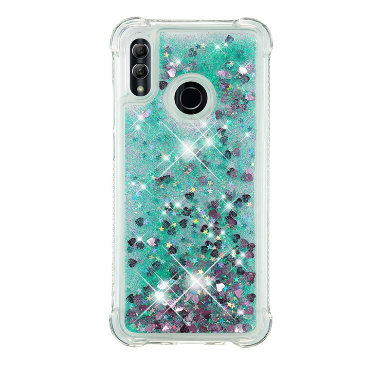 Dynamic Quicksand Shock-absorbing TPU Back Shell for Huawei Honor 10 Lite/P Smart (2019) - Green-4
