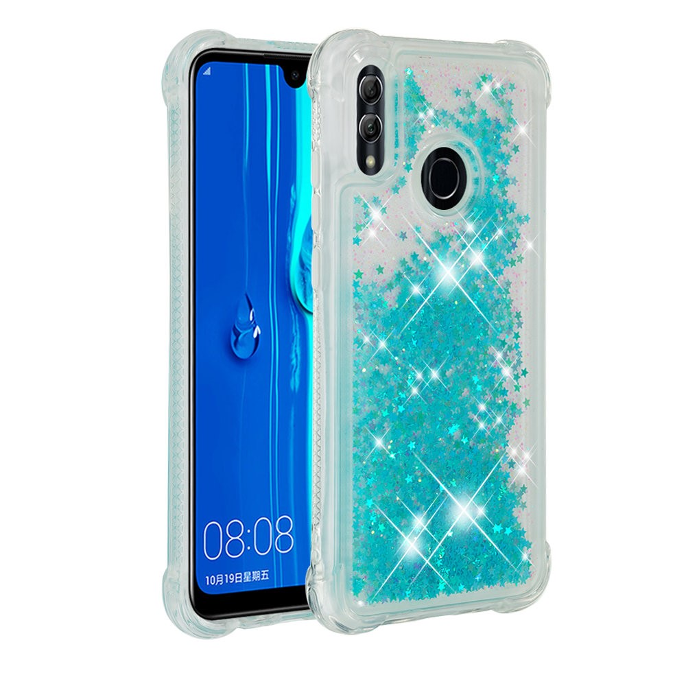 Dynamic Quicksand Shock-absorbing TPU Back Shell for Huawei Honor 10 Lite/P Smart (2019) - Sky Blue-3
