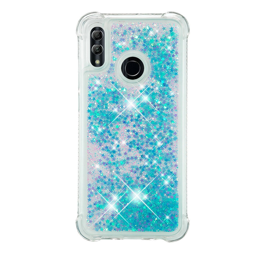 Dynamic Quicksand Shock-absorbing TPU Back Shell for Huawei Honor 10 Lite/P Smart (2019) - Sky Blue-4