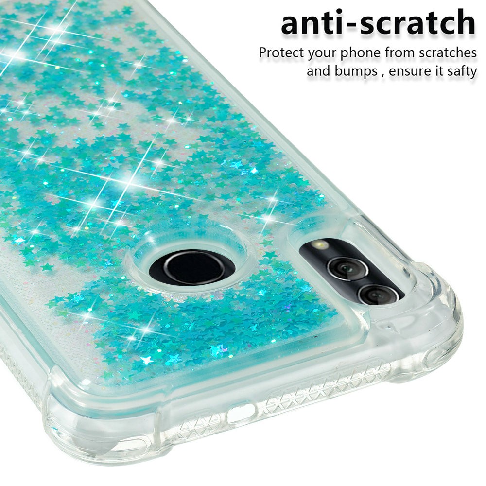 Dynamic Quicksand Shock-absorbing TPU Back Shell for Huawei Honor 10 Lite/P Smart (2019) - Sky Blue-6