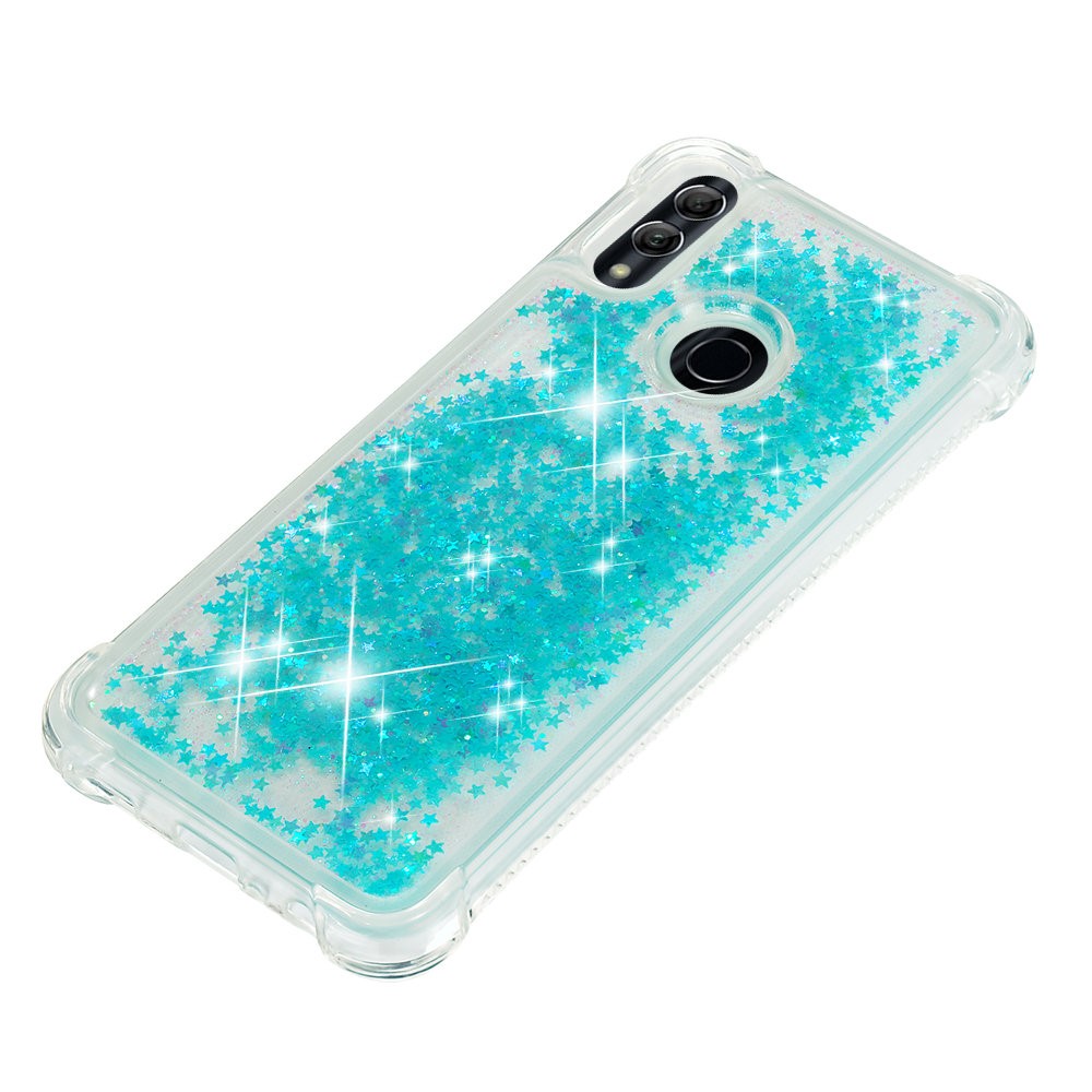 Dynamic Quicksand Shock-absorbing TPU Back Shell for Huawei Honor 10 Lite/P Smart (2019) - Sky Blue-8