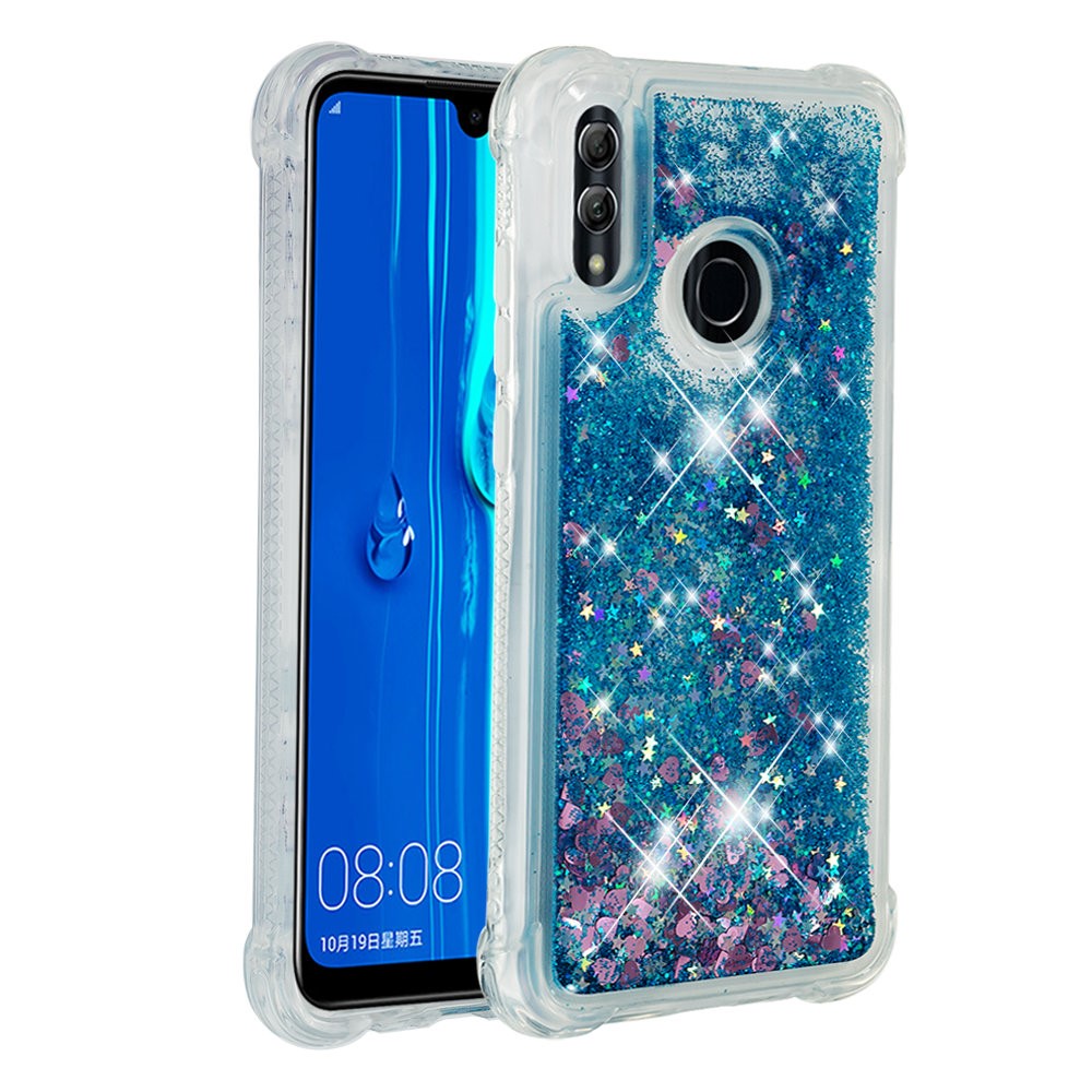 Dynamic Quicksand Shock-absorbing TPU Back Shell for Huawei Honor 10 Lite/P Smart (2019) - Dark Blue-3