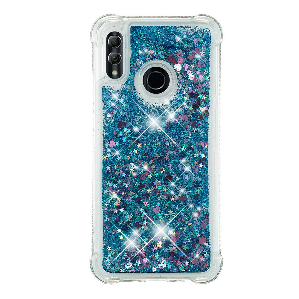 Dynamic Quicksand Shock-absorbing TPU Back Shell for Huawei Honor 10 Lite/P Smart (2019) - Dark Blue-4