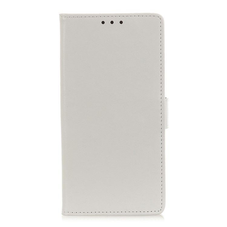 Crazy Horse Texture Wallet Leather Protective Cover for Huawei Y6 (2019) - White-2