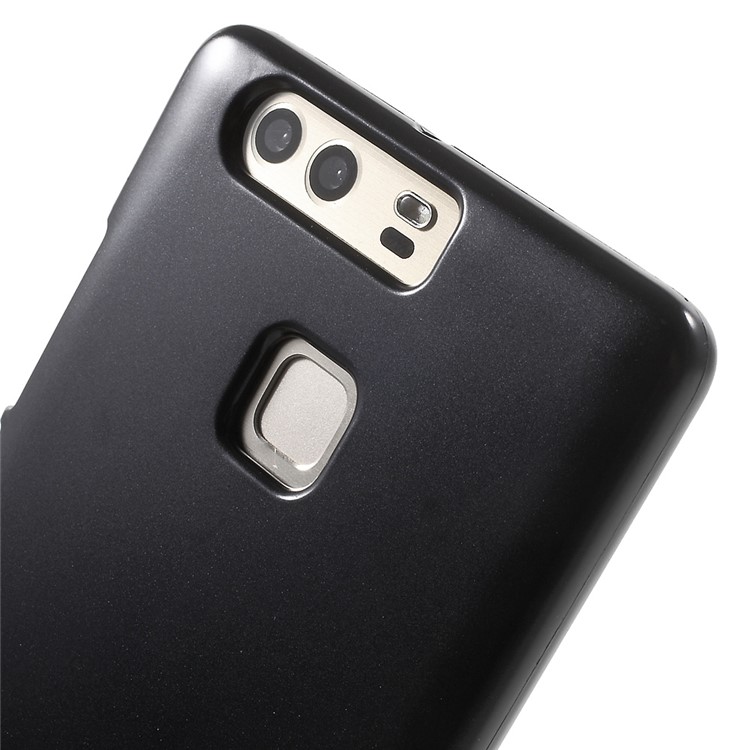 MERCURY GOOSPERY i JELLY for Huawei P9 Metallic Finish TPU Case - Black-5