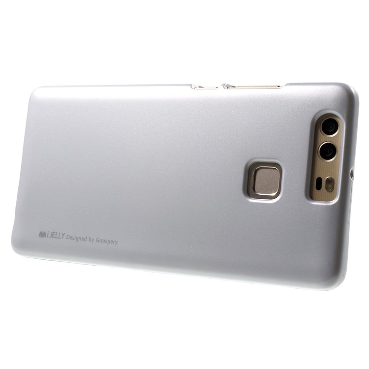 MERCURY GOOSPERY i JELLY for Huawei P9 Metallic Finish TPU Cover - Silver-3