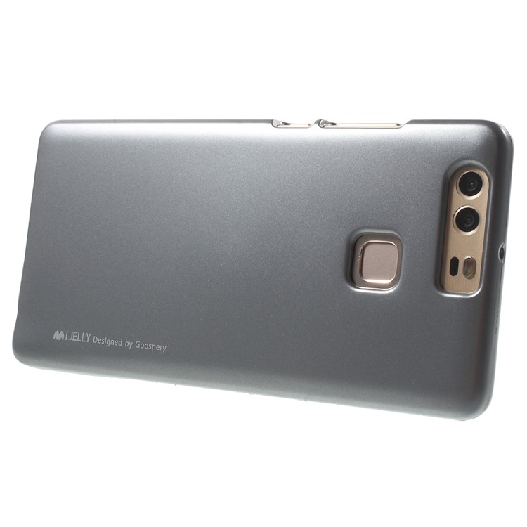 MERCURY GOOSPERY i JELLY for Huawei P9 Metallic Finish TPU Shell - Grey-3