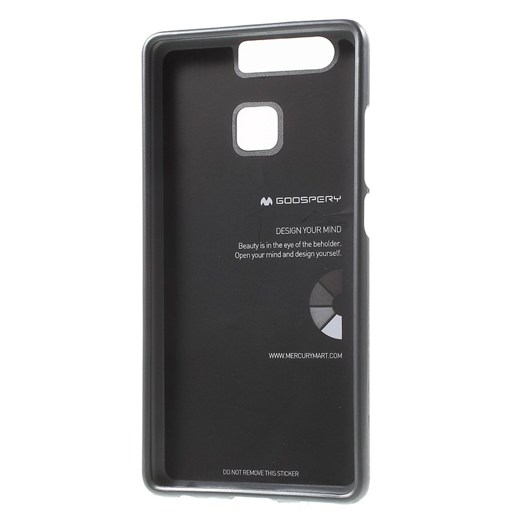 MERCURY GOOSPERY i JELLY for Huawei P9 Metallic Finish TPU Shell - Grey-4