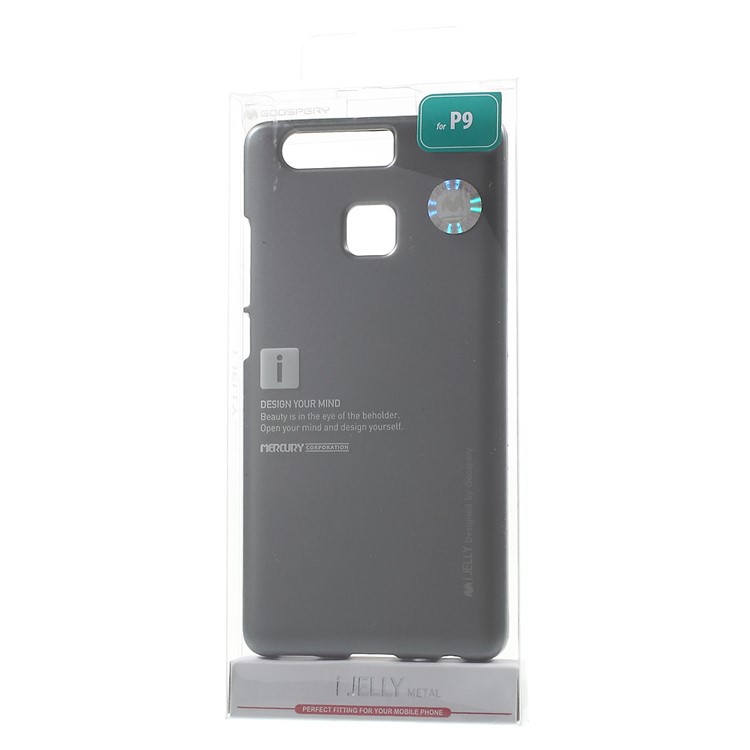 MERCURY GOOSPERY i JELLY for Huawei P9 Metallic Finish TPU Shell - Grey-8
