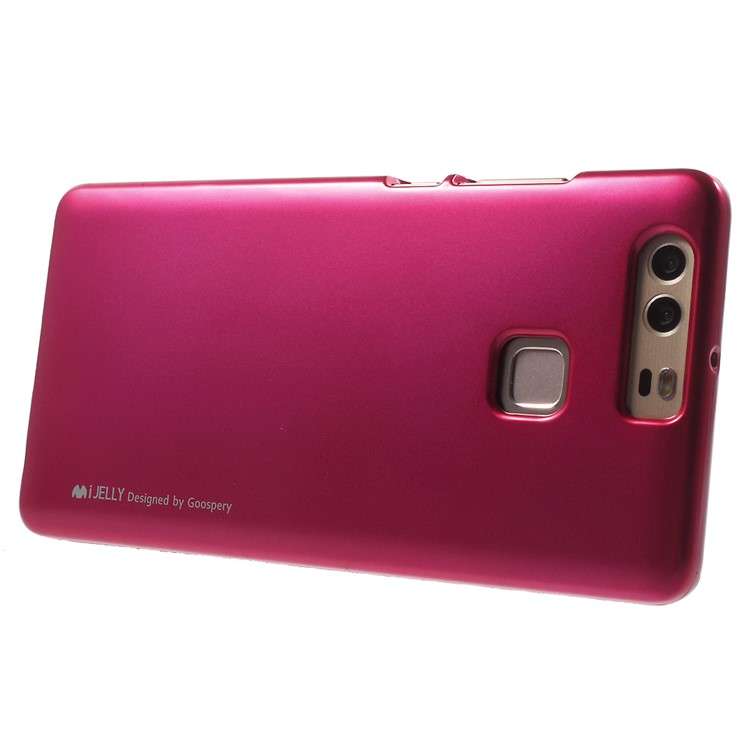 MERCURY GOOSPERY i JELLY for Huawei P9 Metallic Finish TPU Back Cover - Rose-3