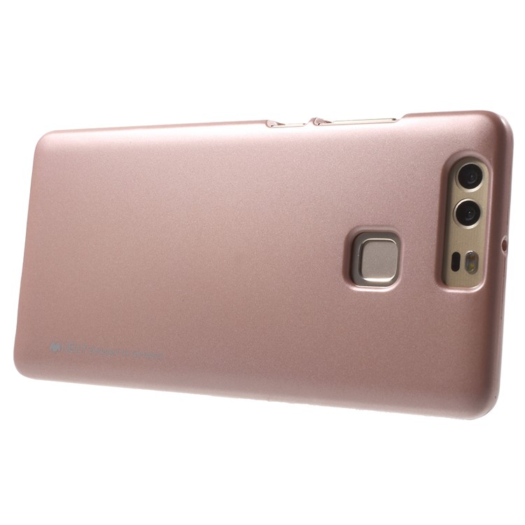 MERCURY GOOSPERY i JELLY for Huawei P9 Metallic Finish TPU Back Shell - Rose Gold-3