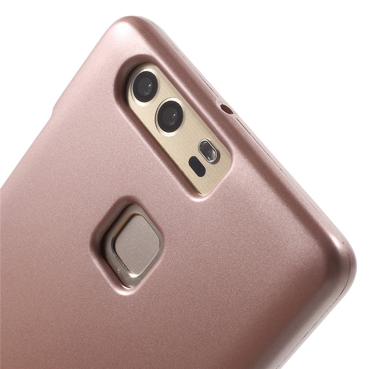 MERCURY GOOSPERY i JELLY for Huawei P9 Metallic Finish TPU Back Shell - Rose Gold-5