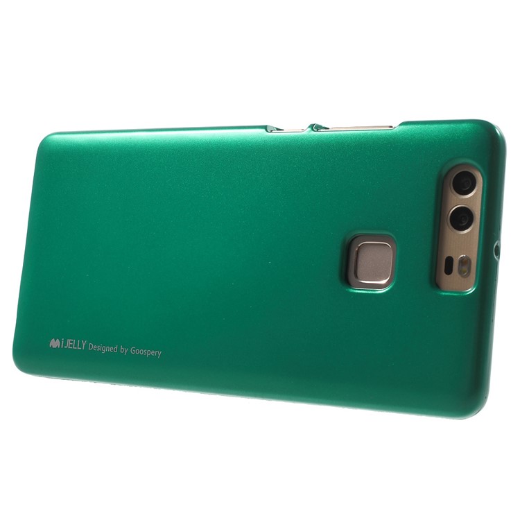 MERCURY GOOSPERY i JELLY for Huawei P9 Metallic Finish TPU Phone Cover - Green-3