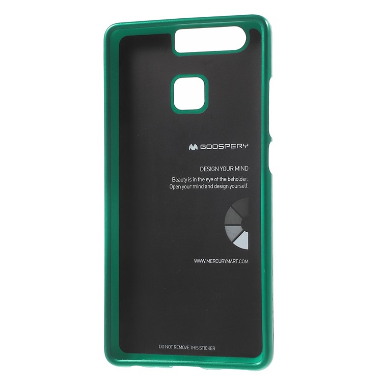 MERCURY GOOSPERY i JELLY for Huawei P9 Metallic Finish TPU Phone Cover - Green-4