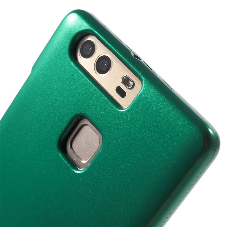 MERCURY GOOSPERY i JELLY for Huawei P9 Metallic Finish TPU Phone Cover - Green-5