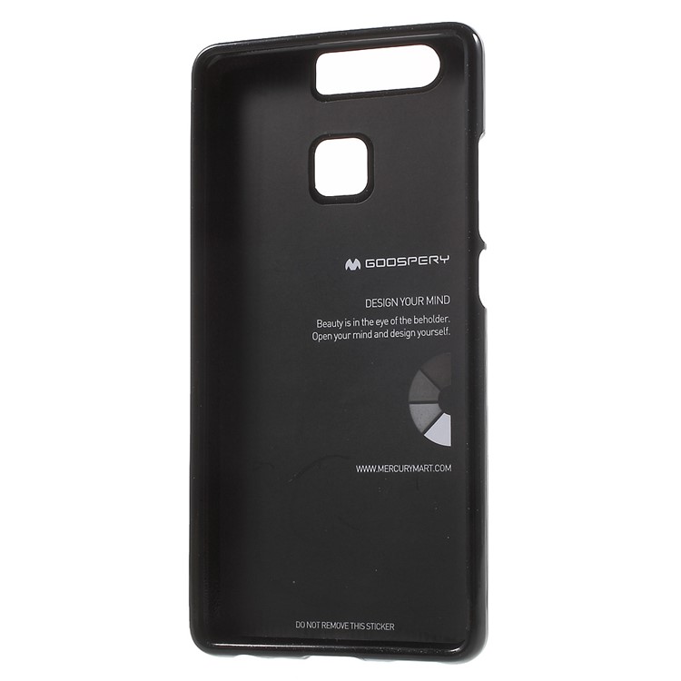 MERCURY GOOSPERY for Huawei P9 Flash Powder TPU Phone Case - Black-4