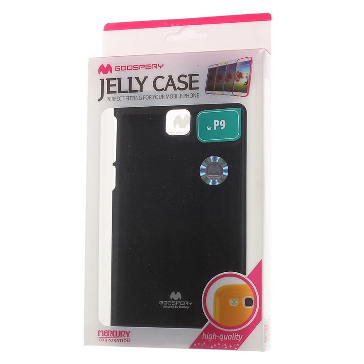 MERCURY GOOSPERY for Huawei P9 Flash Powder TPU Phone Case - Black-8