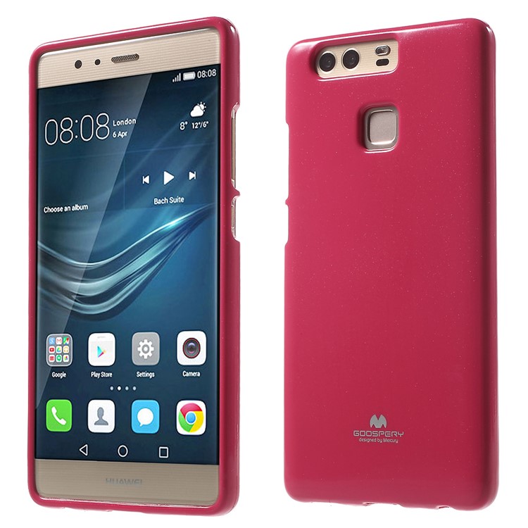 MERCURY GOOSPERY for Huawei P9 Flash Powder TPU Phone Shell - Rose-1