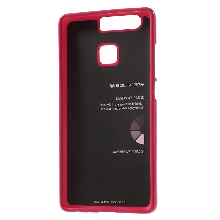 MERCURY GOOSPERY for Huawei P9 Flash Powder TPU Phone Shell - Rose-4