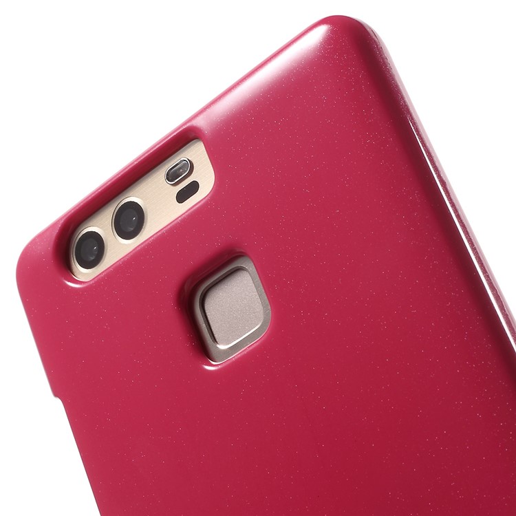 MERCURY GOOSPERY for Huawei P9 Flash Powder TPU Phone Shell - Rose-6