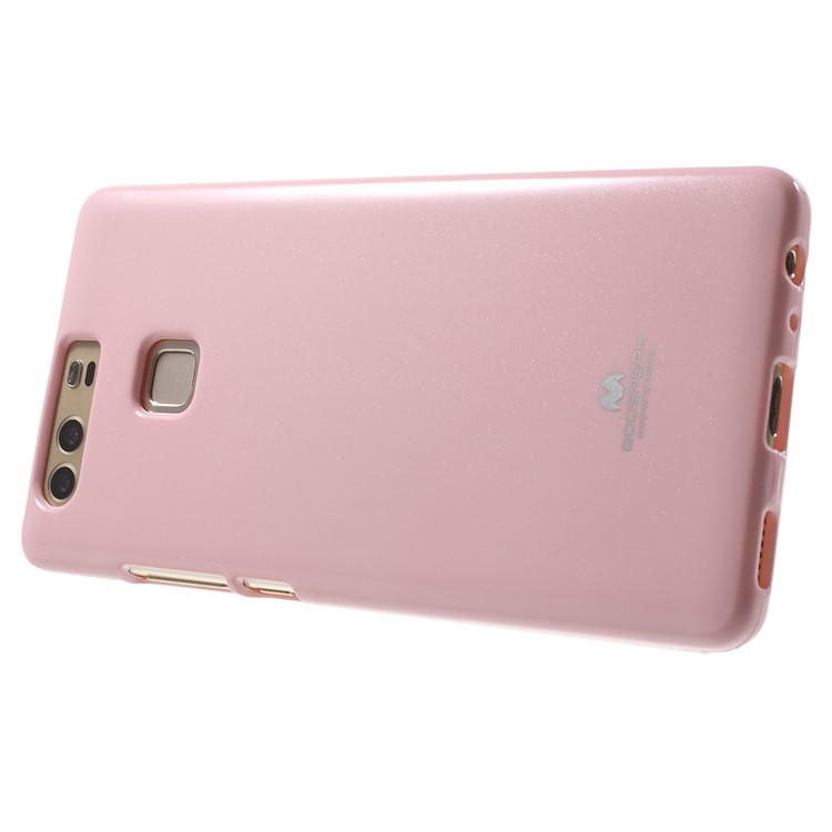 MERCURY GOOSPERY for Huawei P9 Flash Powder TPU Back Case - Pink-3