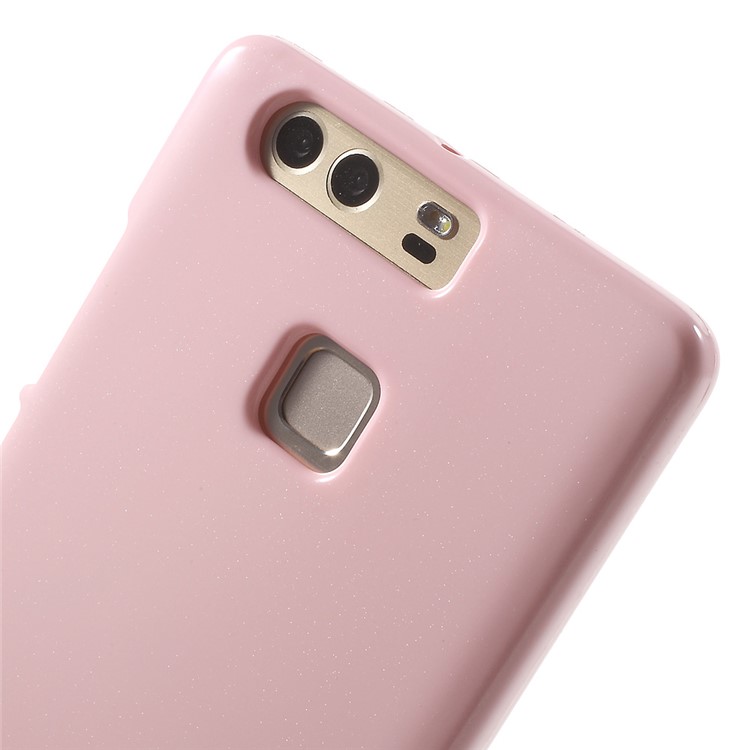 MERCURY GOOSPERY for Huawei P9 Flash Powder TPU Back Case - Pink-6