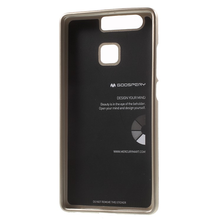 MERCURY GOOSPERY for Huawei P9 Flash Powder TPU Back Cover - Champagne-4