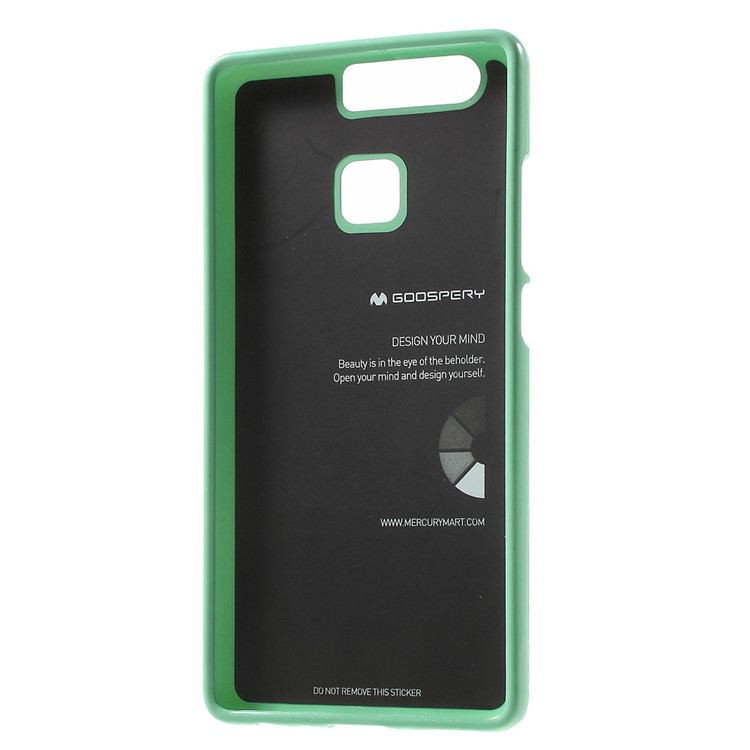 MERCURY GOOSPERY for Huawei P9 Flash Powder TPU Back Shell - Cyan-4
