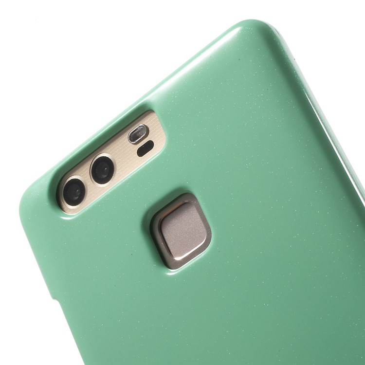 MERCURY GOOSPERY for Huawei P9 Flash Powder TPU Back Shell - Cyan-6