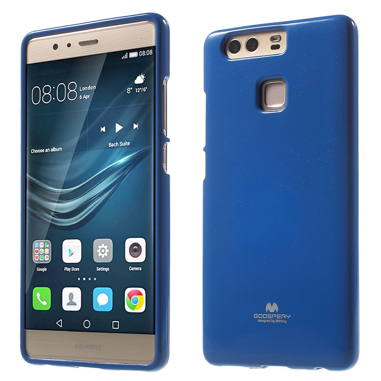 MERCURY GOOSPERY for Huawei P9 Flash Powder TPU Protective Case - Blue-1