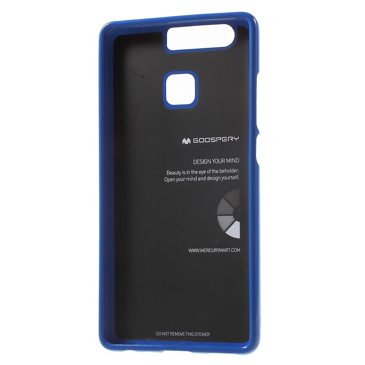 MERCURY GOOSPERY for Huawei P9 Flash Powder TPU Protective Case - Blue-4