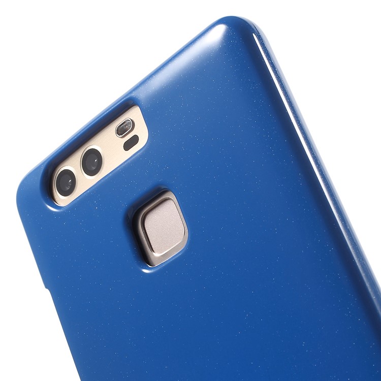 MERCURY GOOSPERY for Huawei P9 Flash Powder TPU Protective Case - Blue-6