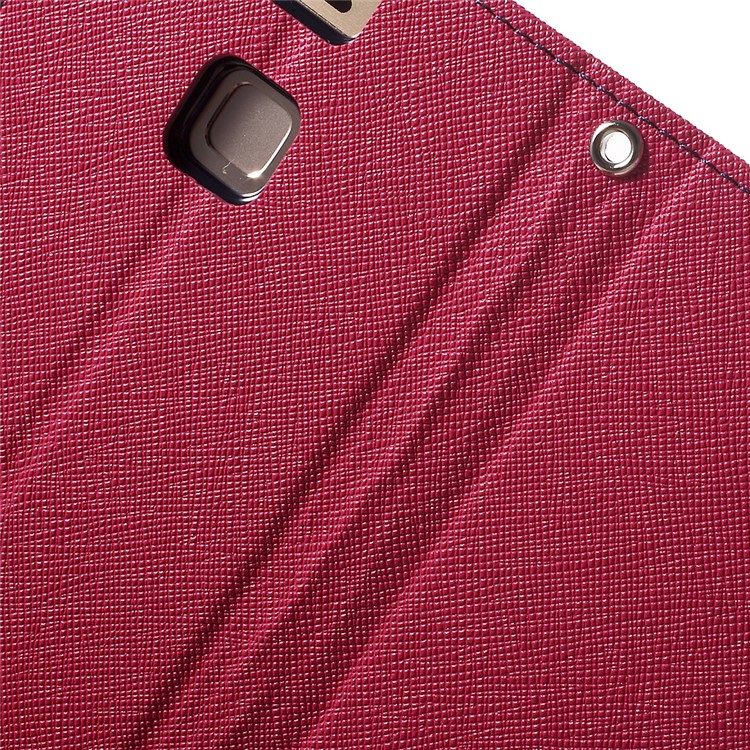 MERCURY GOOSPERY Leather Wallet Shell for Huawei P9 - Rose-7