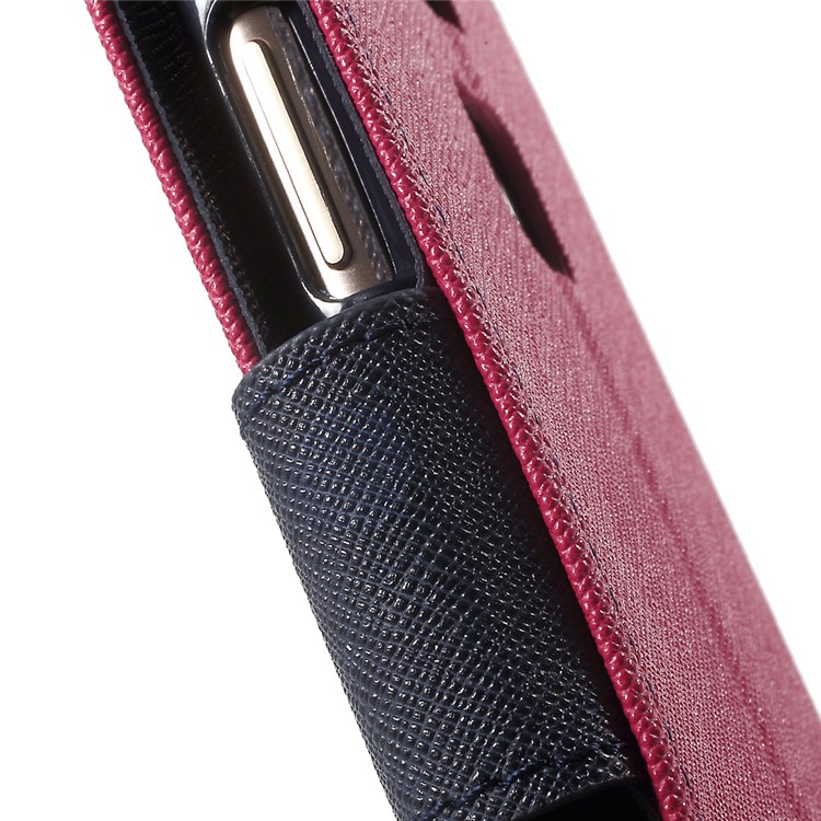 MERCURY GOOSPERY Leather Wallet Shell for Huawei P9 - Rose-9