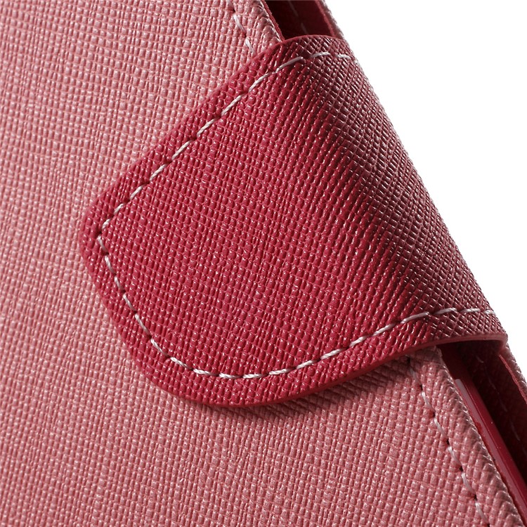 MERCURY GOOSPERY Leather Wallet Cover for Huawei P9 - Pink-9