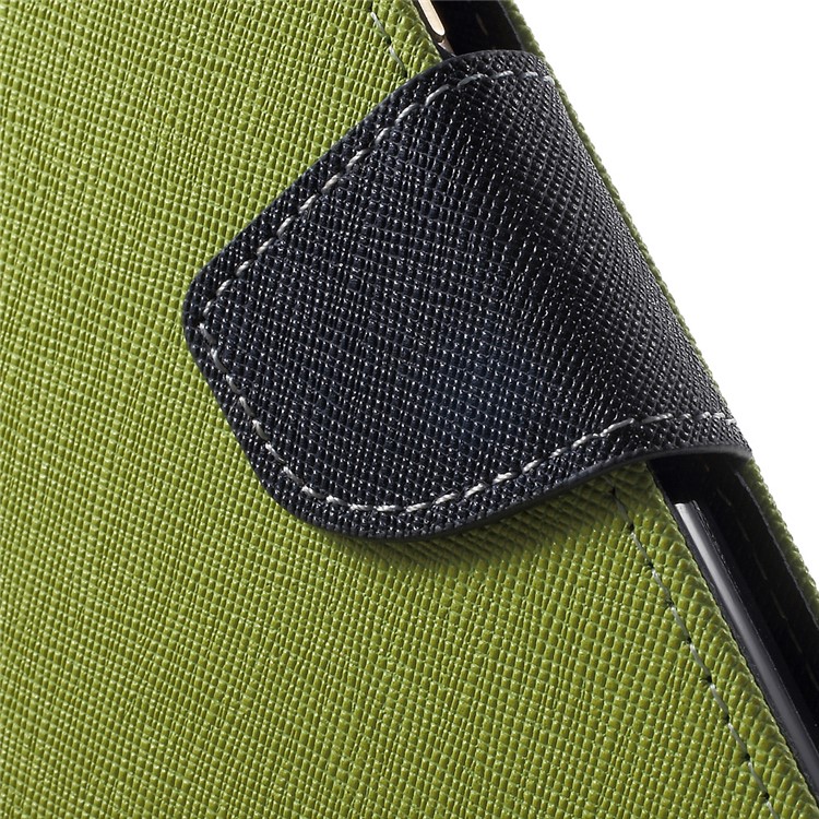 MERCURY GOOSPERY Leather Wallet Phone Cover for Huawei P9 - Green-8