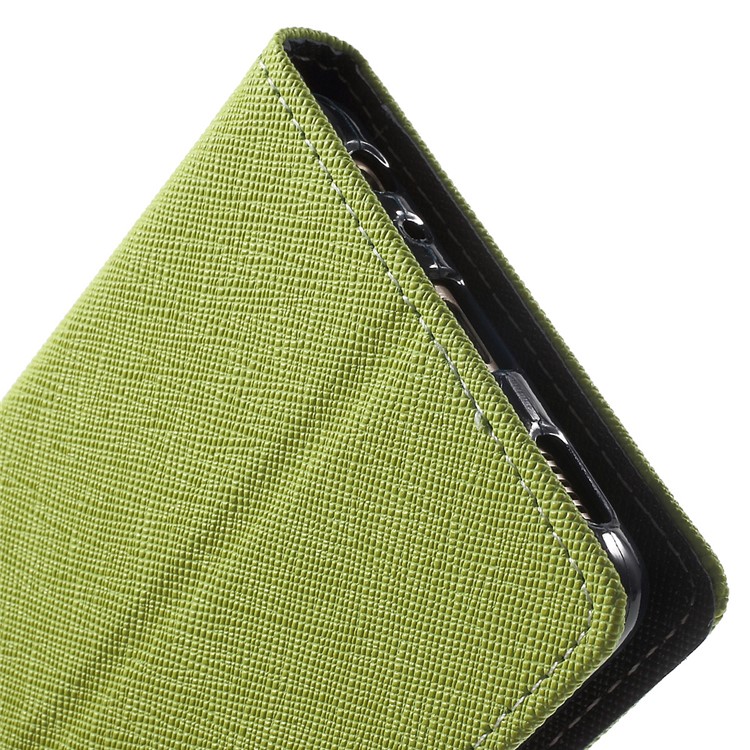 MERCURY GOOSPERY Leather Wallet Phone Cover for Huawei P9 - Green-9