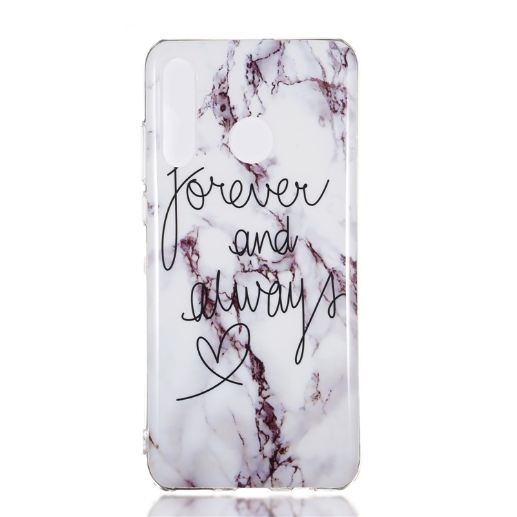 Marble Pattern IMD TPU Case Accessory for Huawei P30 Lite / nova 4e - Style G-2