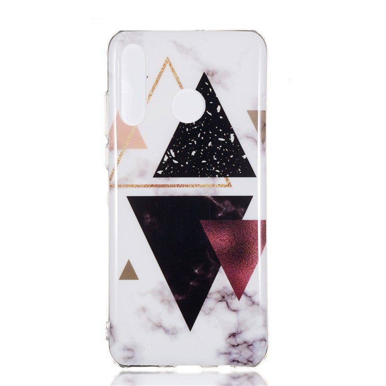 Motif Mobile Marbre Couverture En Gel IMD TPU Pour Huawei P30 Lite / nova 4e - Style A-2