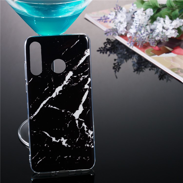 Motif Mobile Marbre Couverture En Gel IMD TPU Pour Huawei P30 Lite / nova 4e - Style C-5