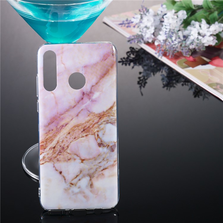 Motif Mobile Marbre Couverture En Gel IMD TPU Pour Huawei P30 Lite / nova 4e - Style D-5