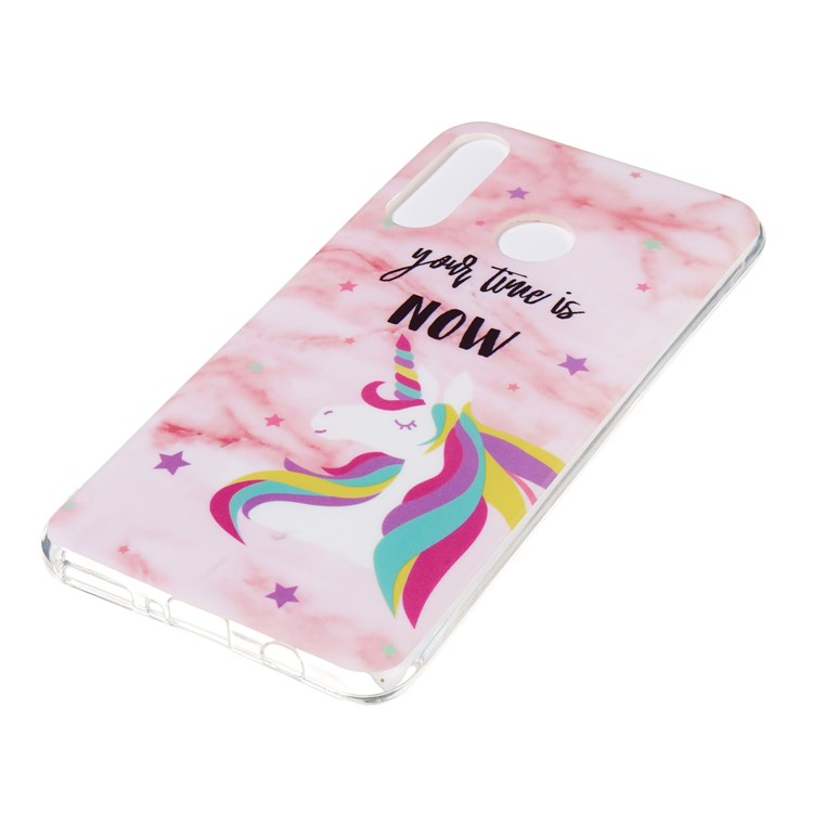 Motif Mobile Marbre Couverture En Gel IMD TPU Pour Huawei P30 Lite / nova 4e - Style E-3