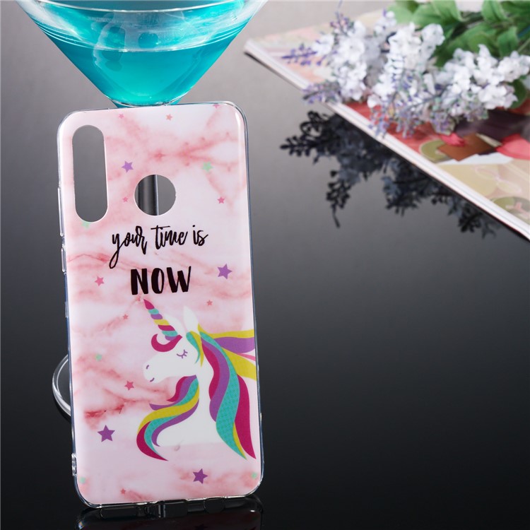 Motif Mobile Marbre Couverture En Gel IMD TPU Pour Huawei P30 Lite / nova 4e - Style E-5