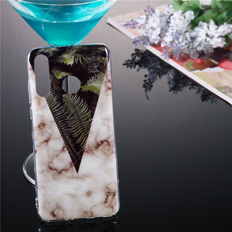 Motif Mobile Marbre Couverture En Gel IMD TPU Pour Huawei P30 Lite / nova 4e - Style F-5