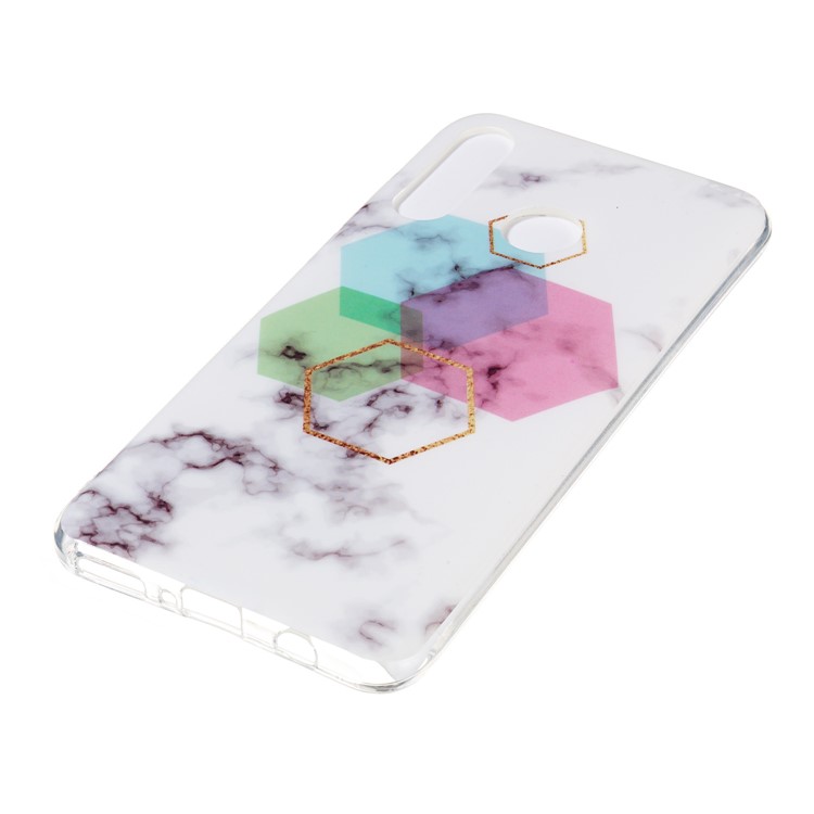 Motif Mobile Marbre Couverture En Gel IMD TPU Pour Huawei P30 Lite / nova 4e - Style G-2
