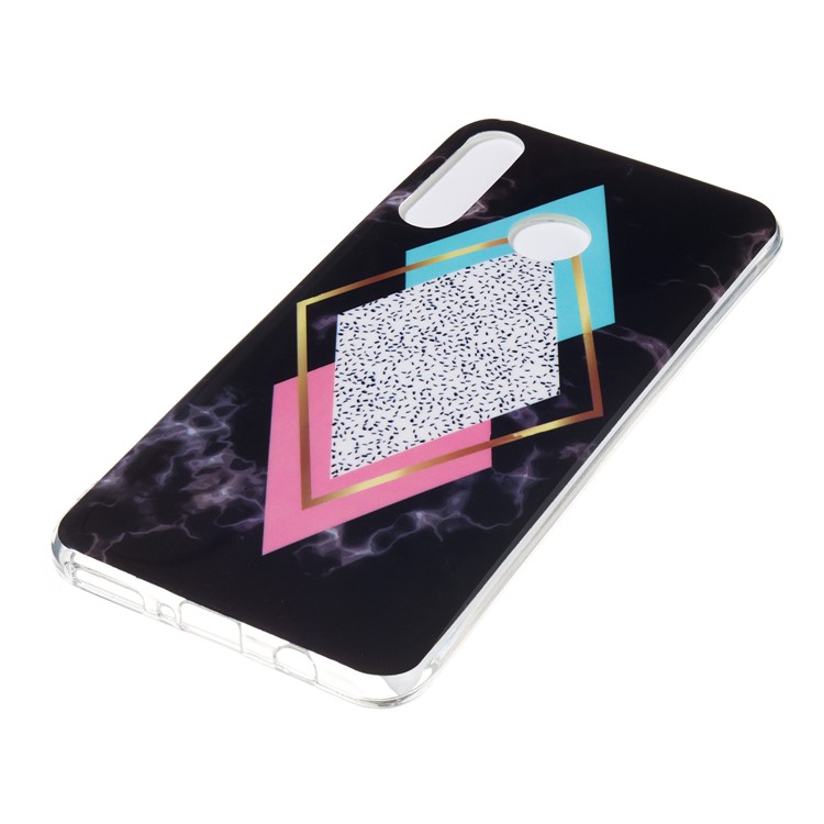 Marble Pattern IMD TPU Gel Mobile Cover for Huawei P30 Lite / nova 4e - Style I-3